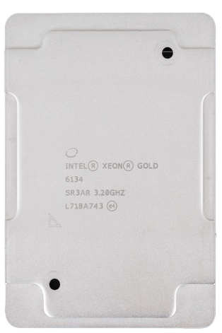 Серверный процессор б/у Intel Xeon Gold 6134 FCLGA3647 3.2Ghz-3.7GHz 24.75MB